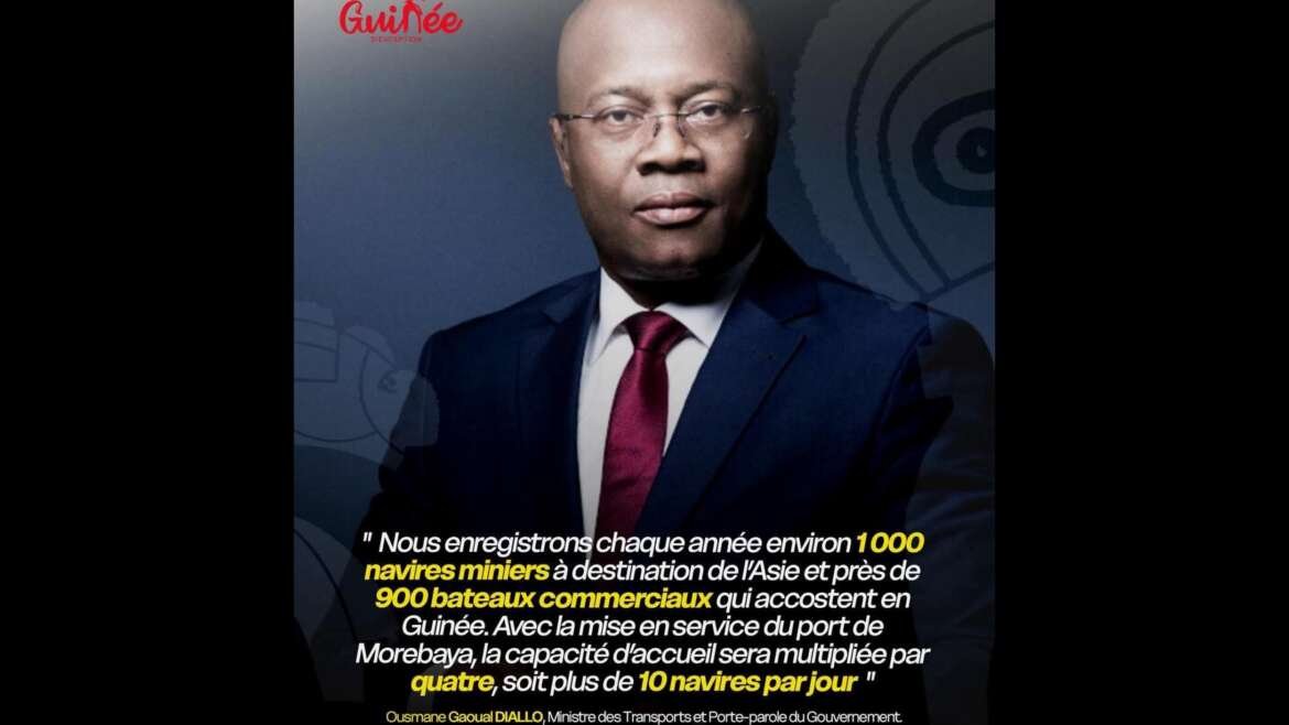 Port de Morebaya M. le Ministre des Transports visite les infrastructures. “La capacitee d’acceuil sera multipliee”